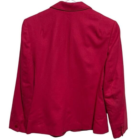Pendleton- Women’s Hot Pink 100% Virgin Wool Blazer Jacket, SIze 8 PETITE - Picture 9 of 15